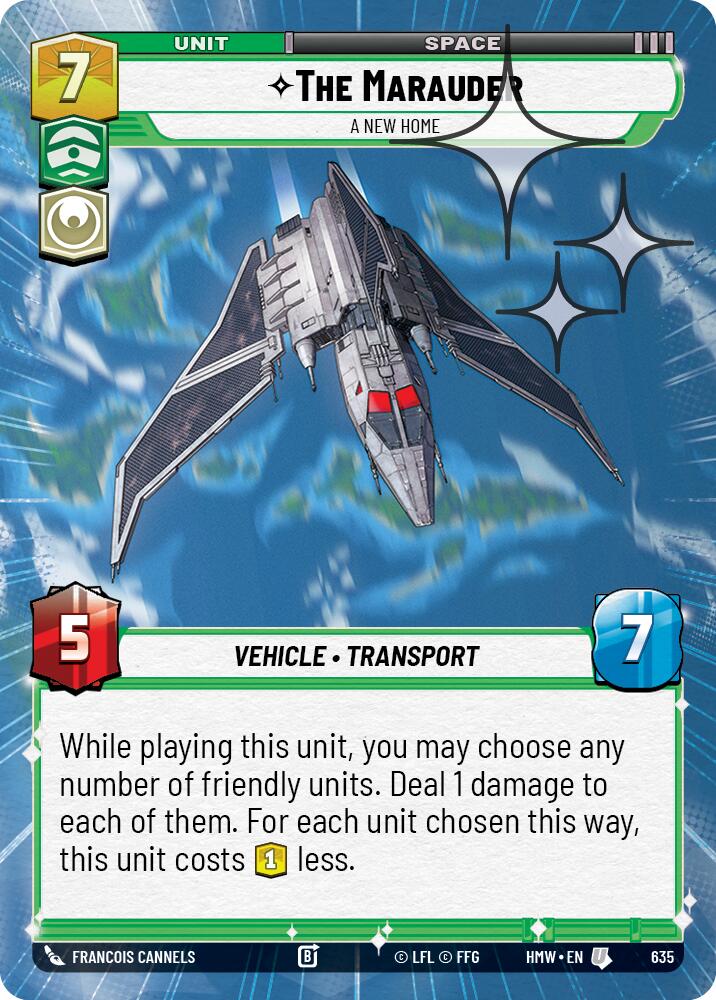 The Marauder - A New Home (Hyperspace Foil) (635) [Homeworlds]