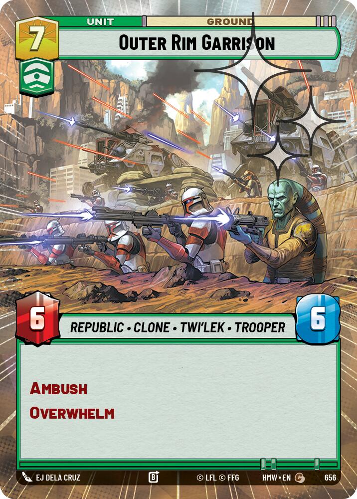 Outer Rim Garrison (Hyperspace Foil) (656) [Homeworlds]