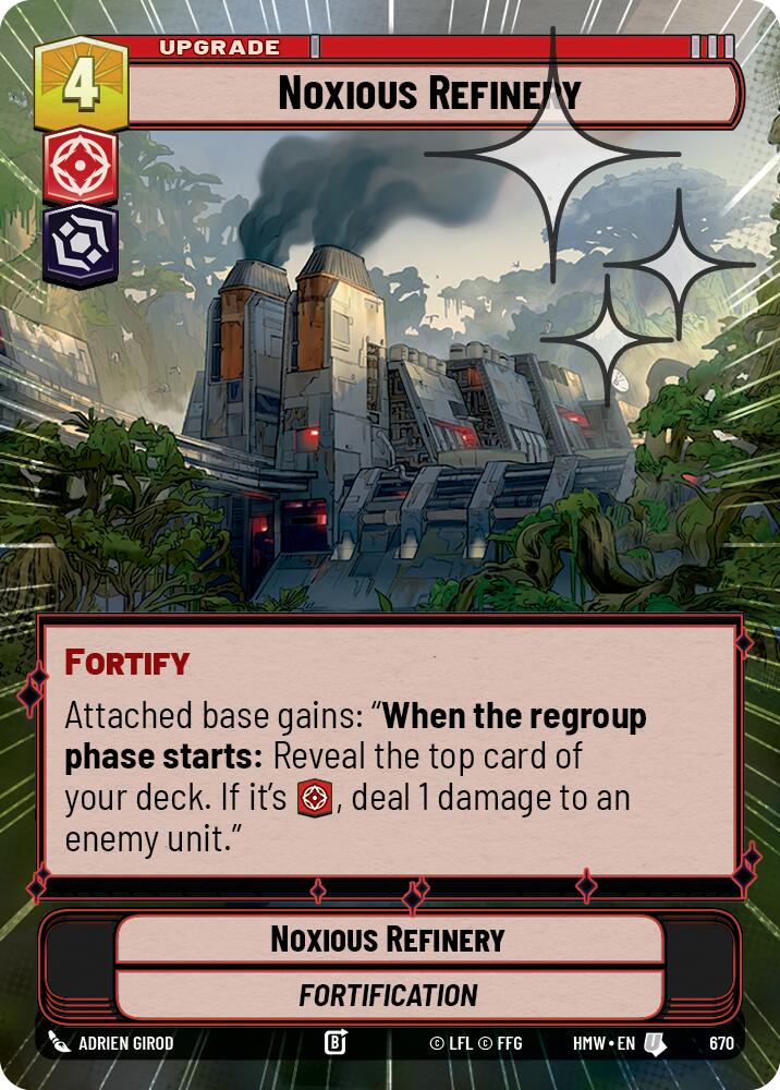 Noxious Refinery (Hyperspace Foil) (670) [Homeworlds]