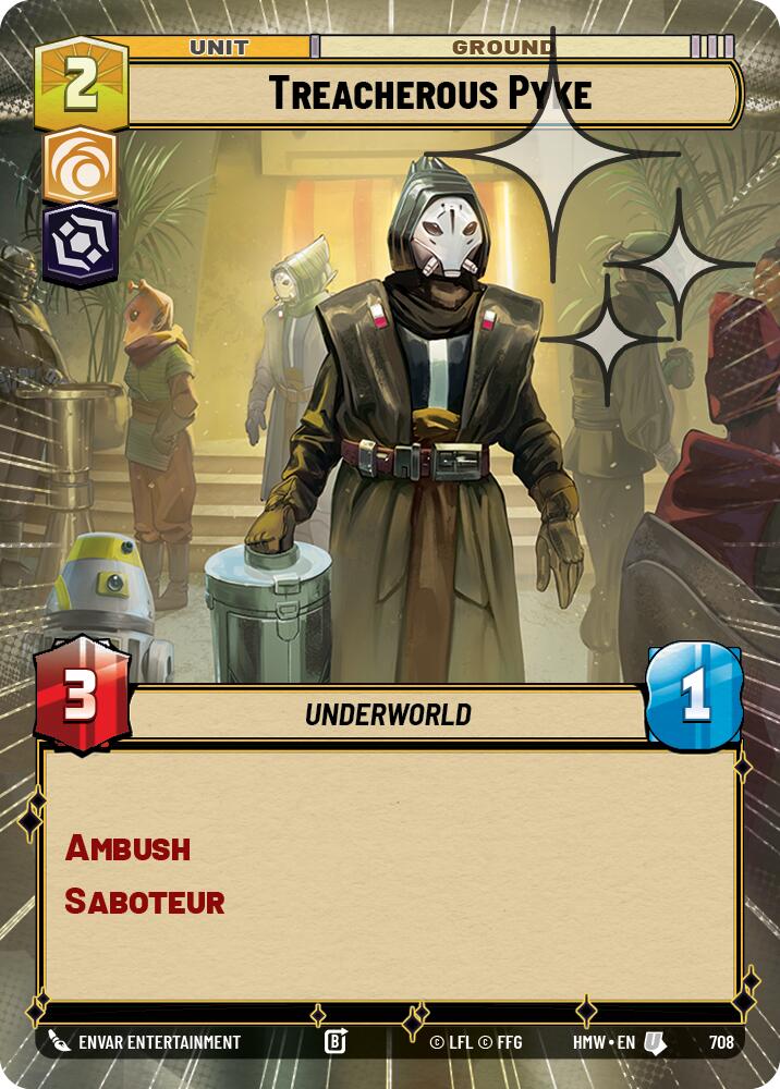 Treacherous Pyke (Hyperspace Foil) (708) [Homeworlds]