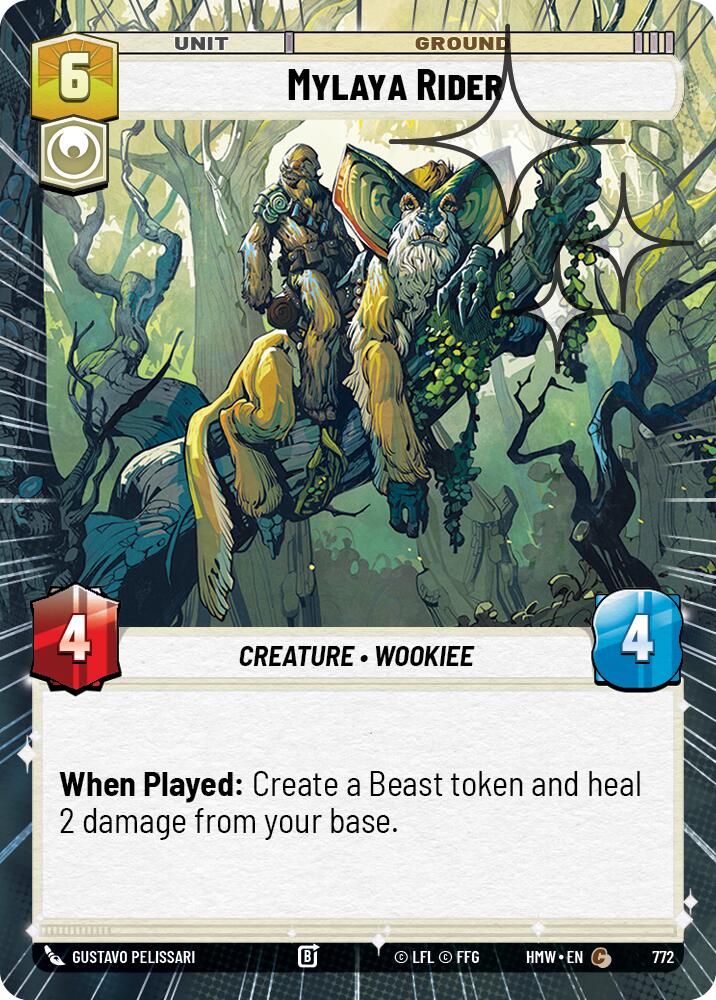 Mylaya Rider (Hyperspace Foil) (772) [Homeworlds]