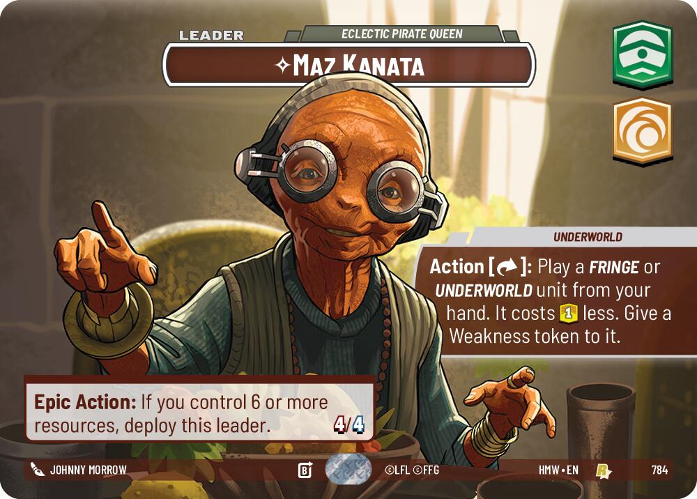 Maz Kanata - Eclectic Pirate Queen (Showcase) (784) [Homeworlds]