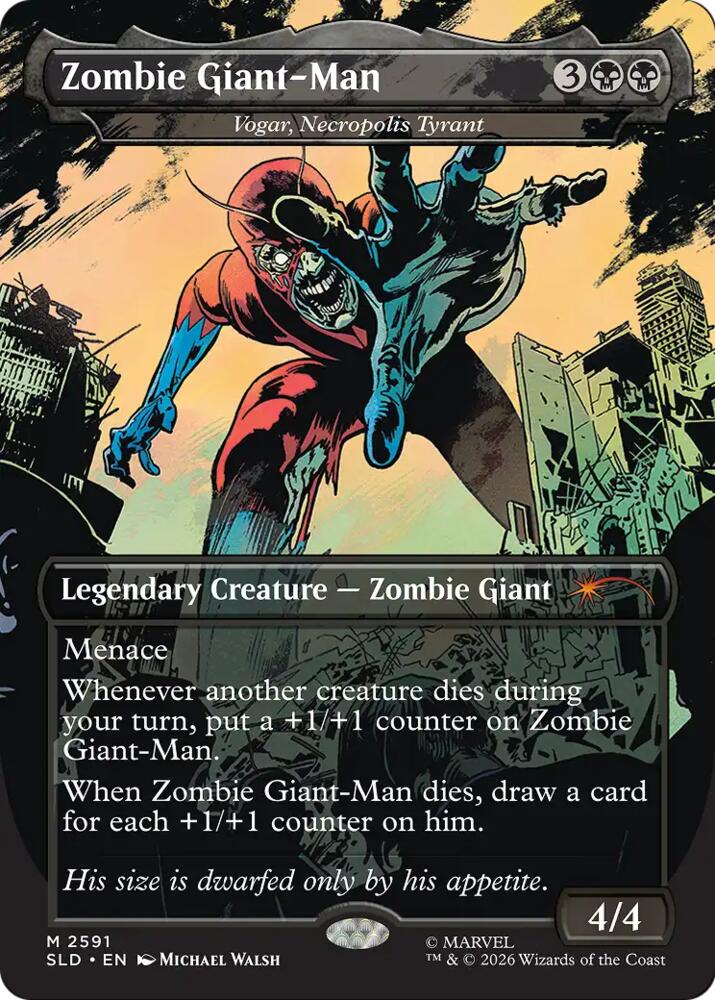 Zombie Giant-Man - Vogar, Necropolis Tyrant (2591) [Secret Lair Drop]