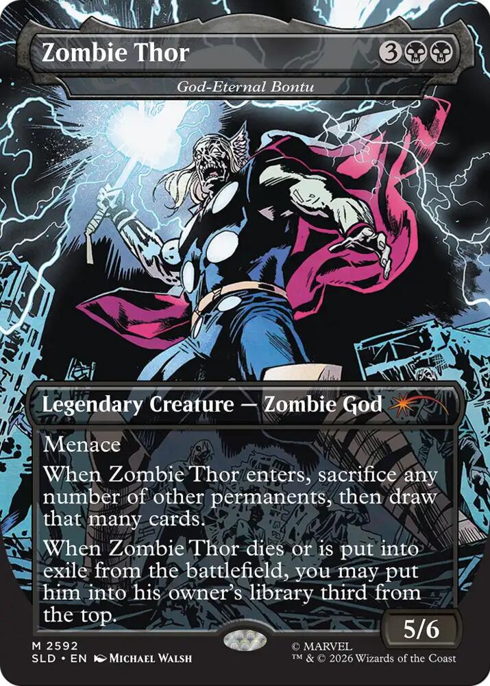 Zombie Thor - God-Eternal Bontu (2592) [Secret Lair Drop]