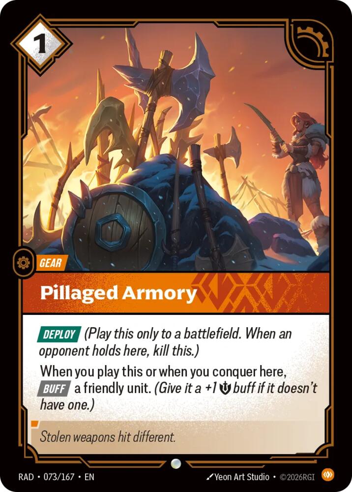 Pillaged Armory (073/167) [Radiance]