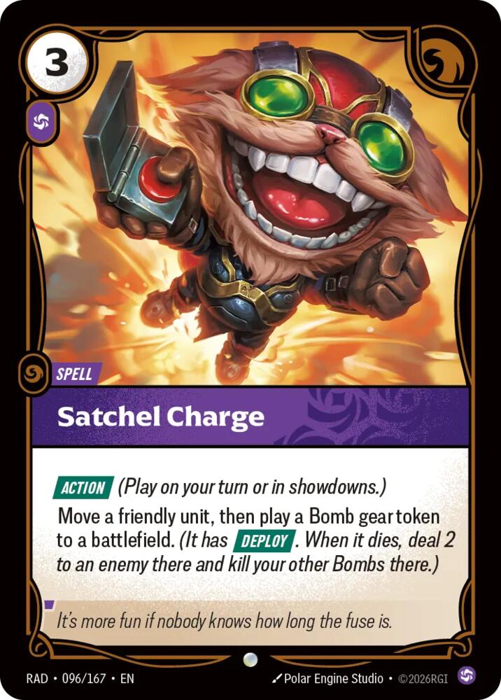Satchel Charge (096/167) [Radiance]