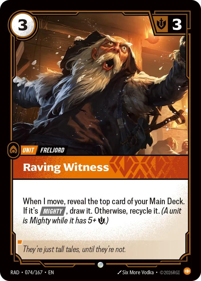 Raving Witness (074/167) [Radiance]