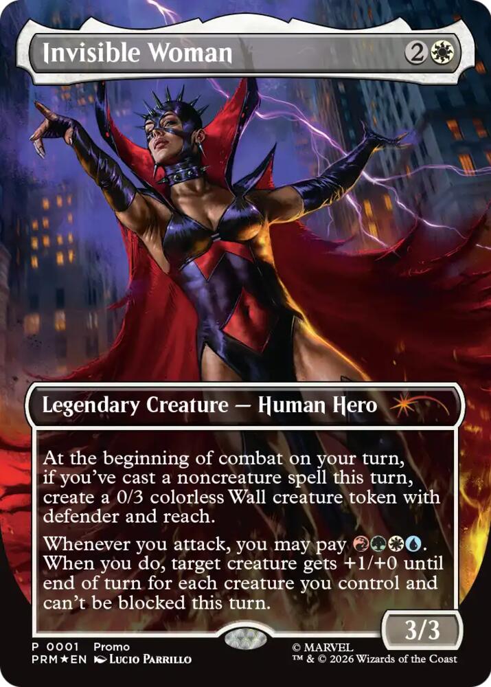 Invisible Woman (Borderless) (1) [Unique and Miscellaneous Promos]
