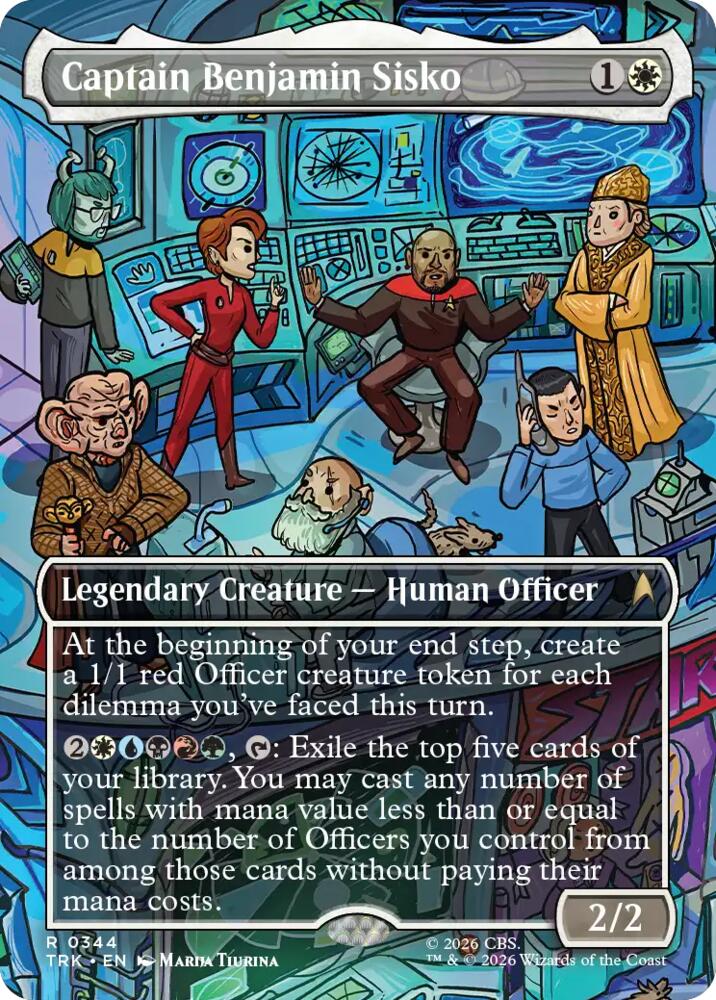 Captain Benjamin Sisko (Borderless) (344) [Star Trek]