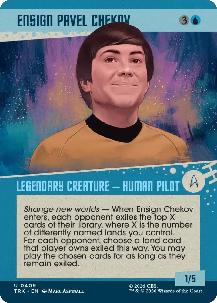 Ensign Pavel Chekov (Showcase) (409) [Star Trek]