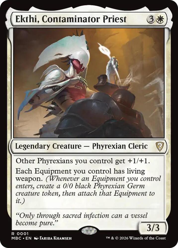 Ekthi, Contaminator Priest (1) [Mystery Booster Commander Edition]