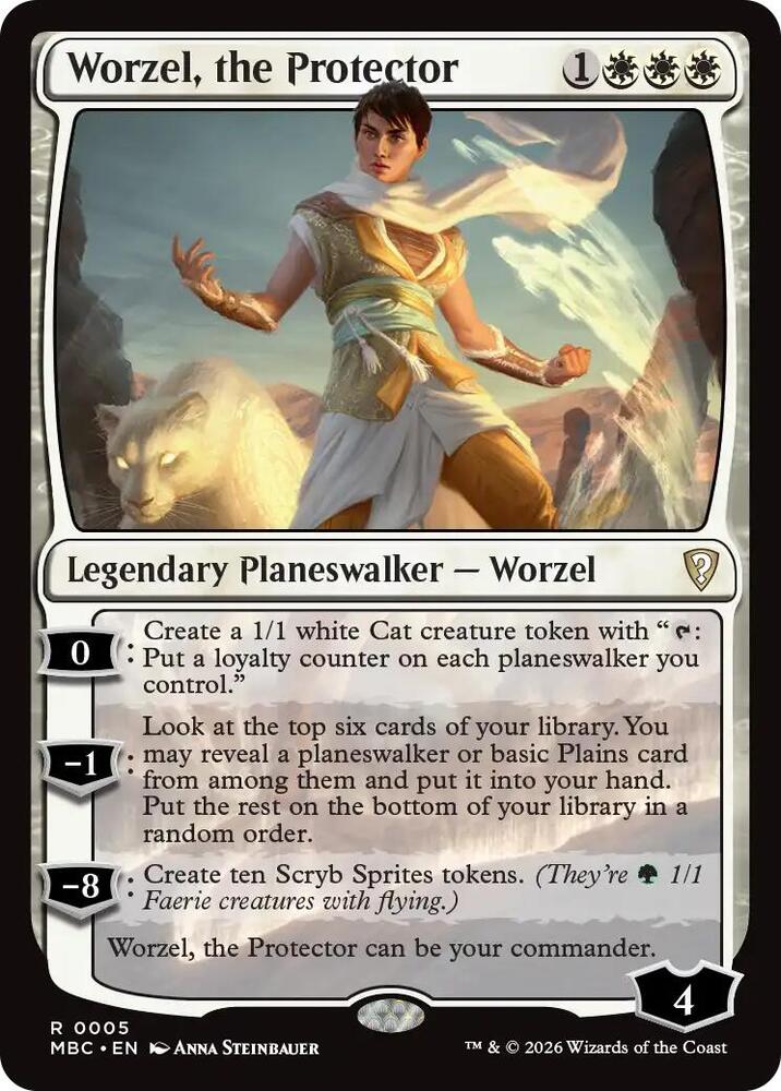 Worzel, the Protector (5) [Mystery Booster Commander Edition]