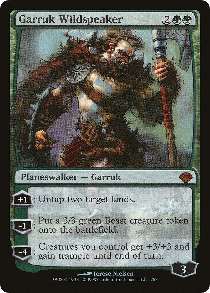 Garruk Wildspeaker (1) [Duel Decks: Garruk vs. Liliana]