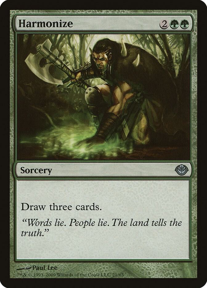 Harmonize (21) [Duel Decks: Garruk vs. Liliana]