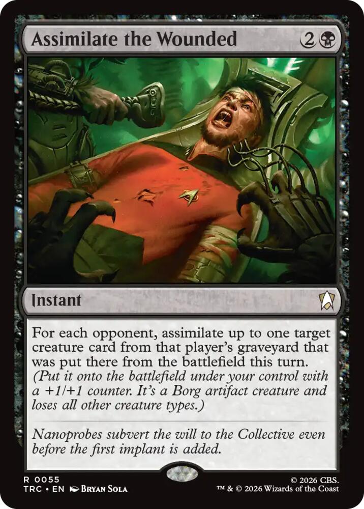 Assimilate the Wounded (Surge Foil) (55) [Star Trek Commander]