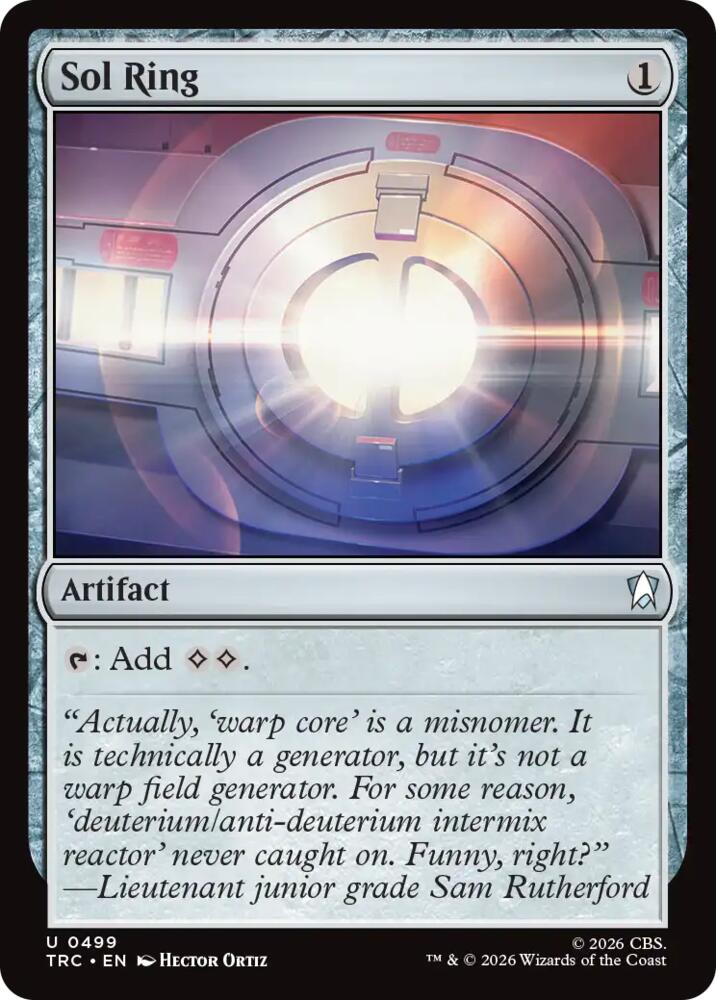 Sol Ring (Surge Foil) (499) [Star Trek Commander]