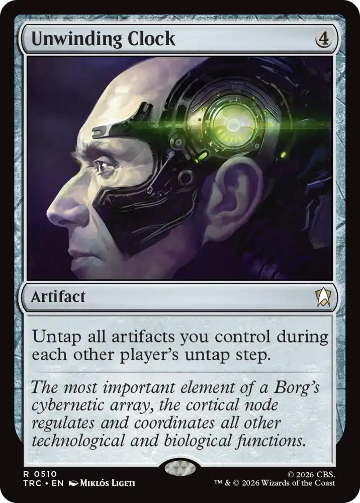 Unwinding Clock (Surge Foil) (510) [Star Trek Commander]