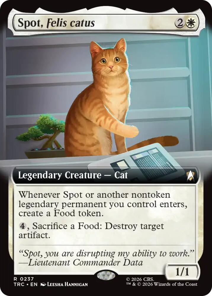 Spot, Felis catus (Extended Art) (237) [Star Trek Commander]