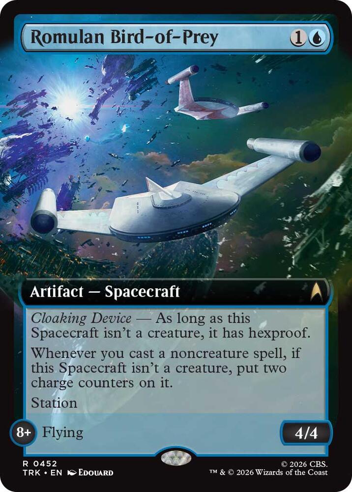 Romulan Bird-of-Prey (Extended Art) (452) [Star Trek]