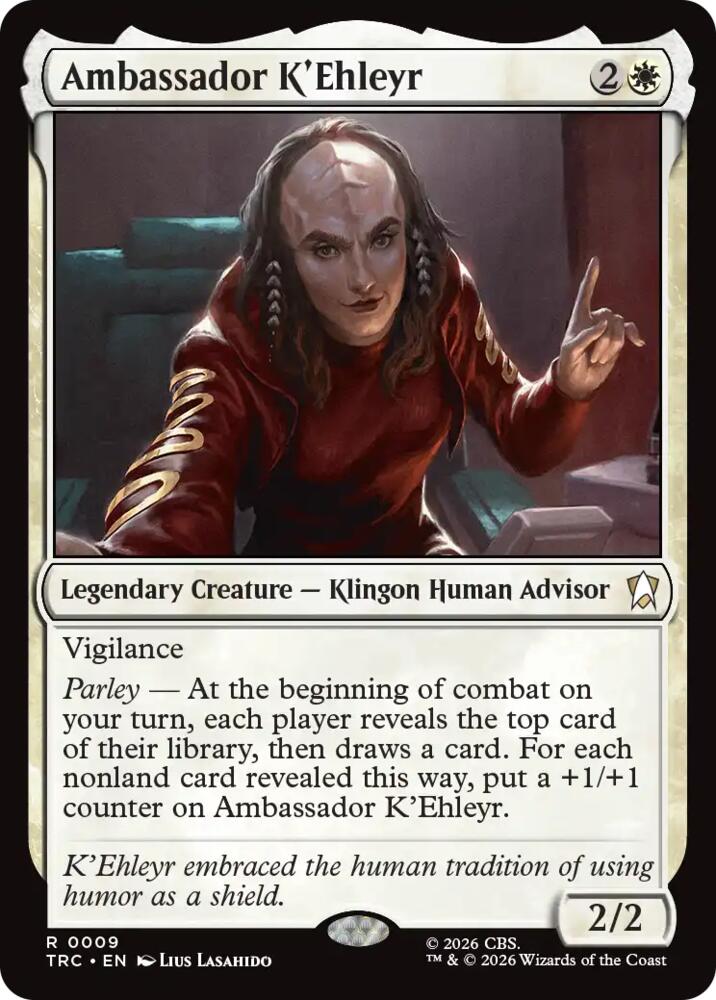 Ambassador K'Ehleyr (Surge Foil) (9) [Star Trek Commander]