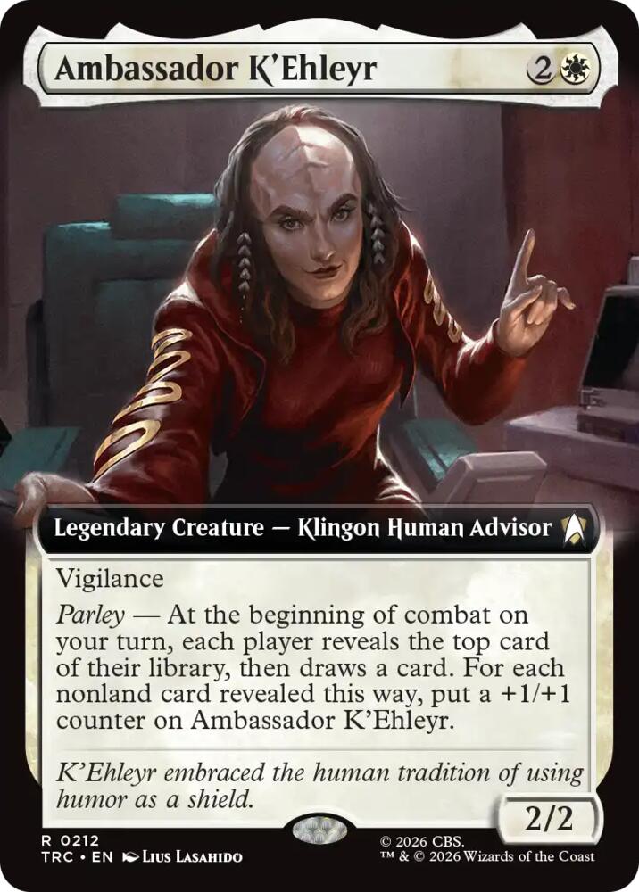 Ambassador K'Ehleyr (Extended Art) (212) [Star Trek Commander]