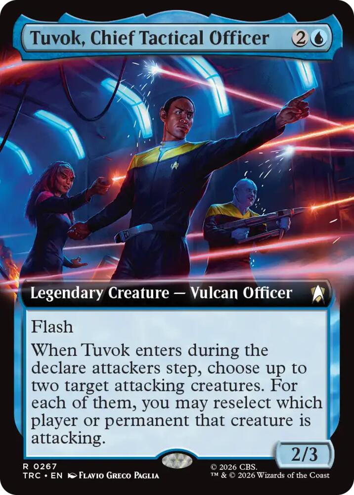 Tuvok, Chief Tactical Officer (Extended Art) (267) [Star Trek Commander]