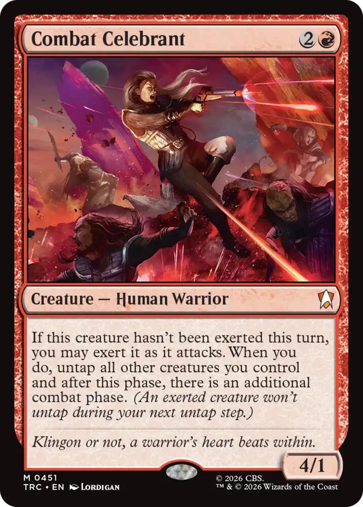 Combat Celebrant (Surge Foil) (451) [Star Trek Commander]