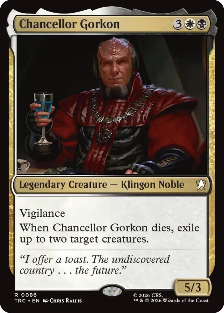 Chancellor Gorkon (Surge Foil) (86) [Star Trek Commander]