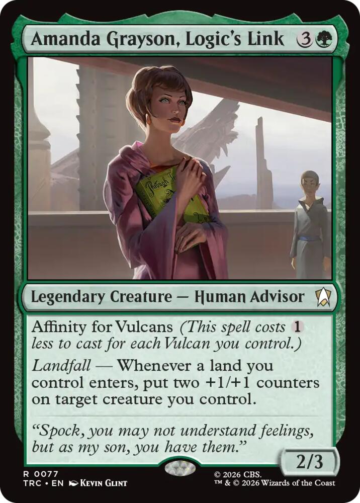 Amanda Grayson, Logic's Link (77) [Star Trek Commander]