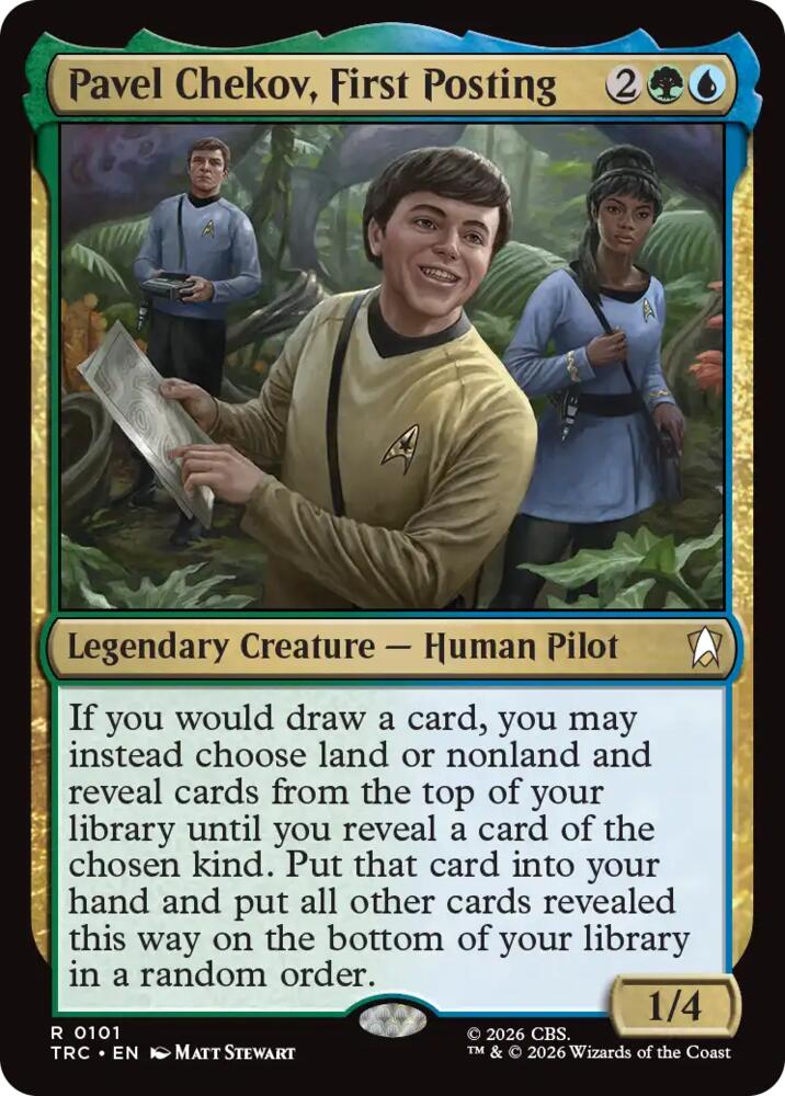 Pavel Chekov, First Posting (Surge Foil) (101) [Star Trek Commander]