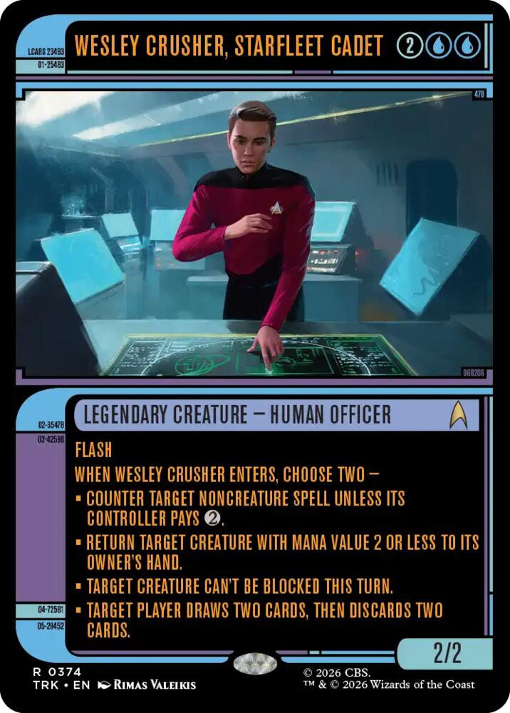 Wesley Crusher, Starfleet Cadet (Showcase) (374) [Star Trek]