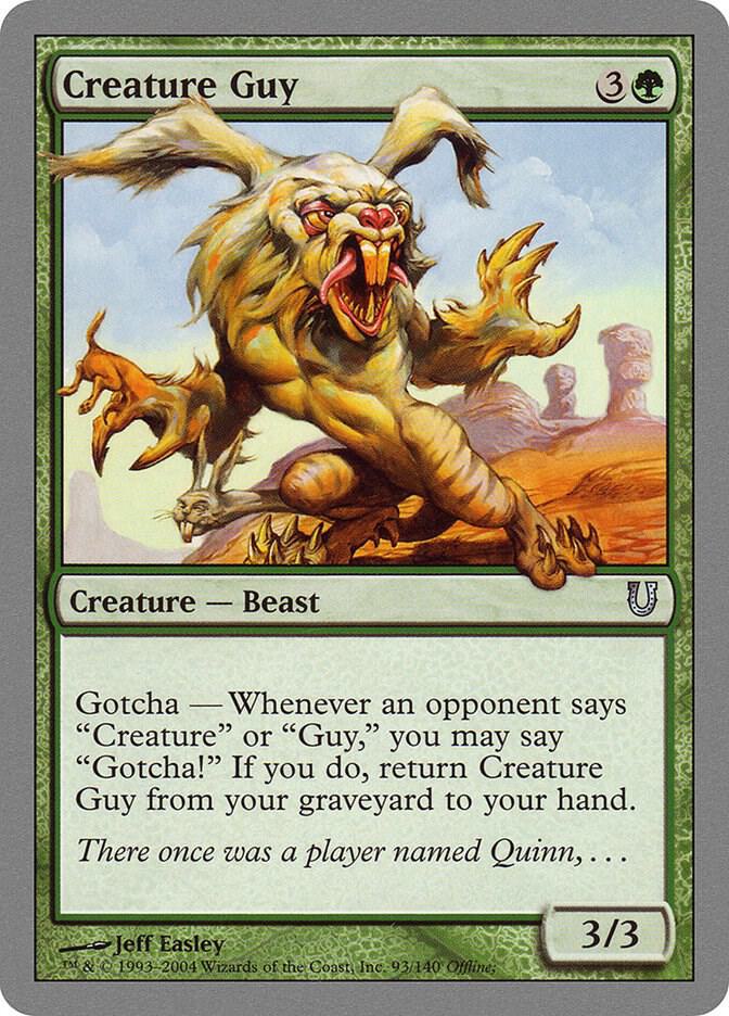 Creature Guy (93) [Unhinged]