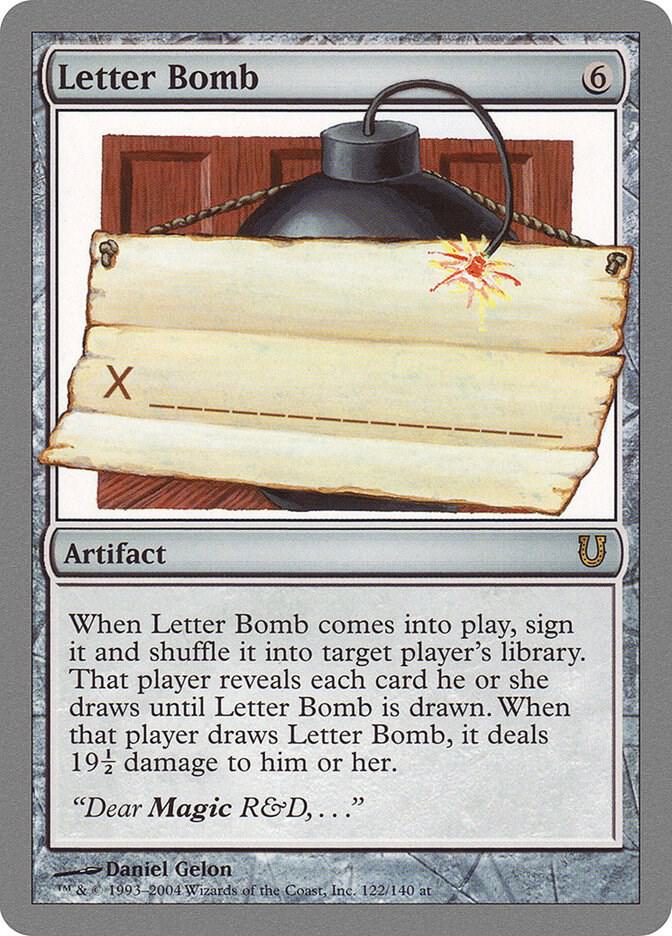 Letter Bomb (122) [Unhinged]