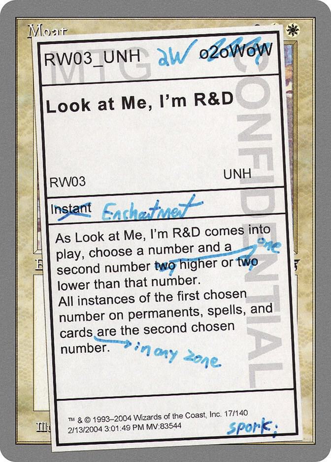 Look at Me, I'm R&D (17) [Unhinged]