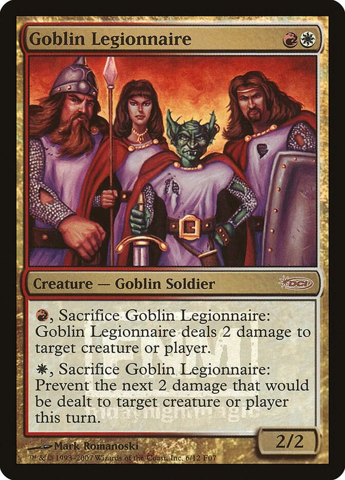 Goblin Legionnaire (6) [FNM Promos]