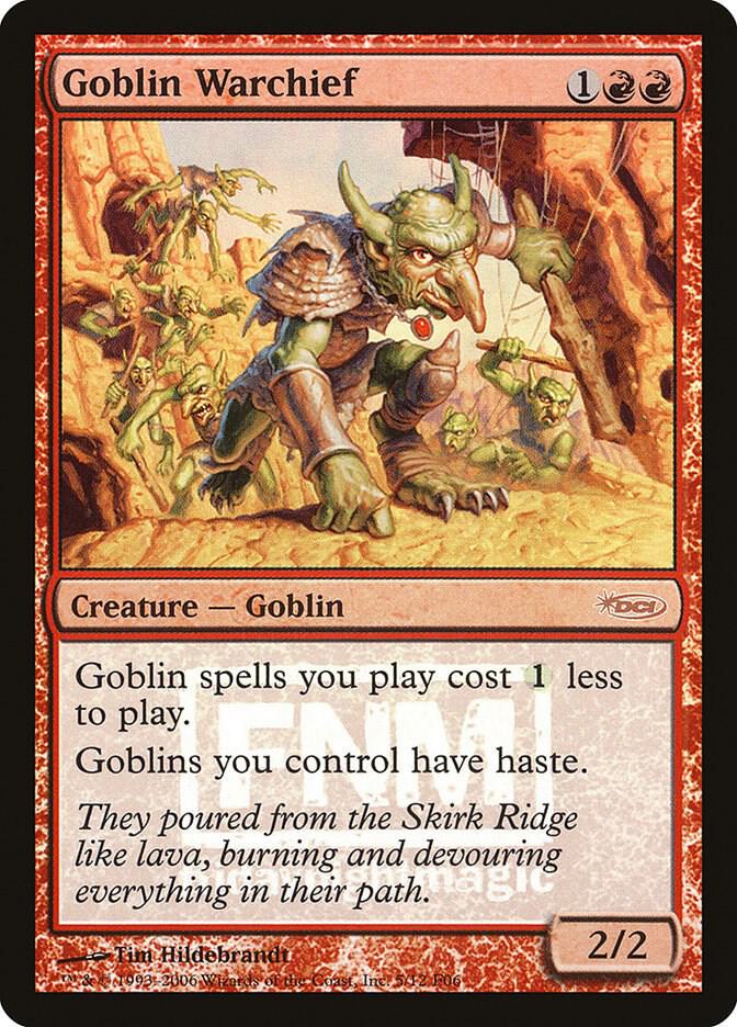 Goblin Warchief (2006) (5) [FNM Promos]