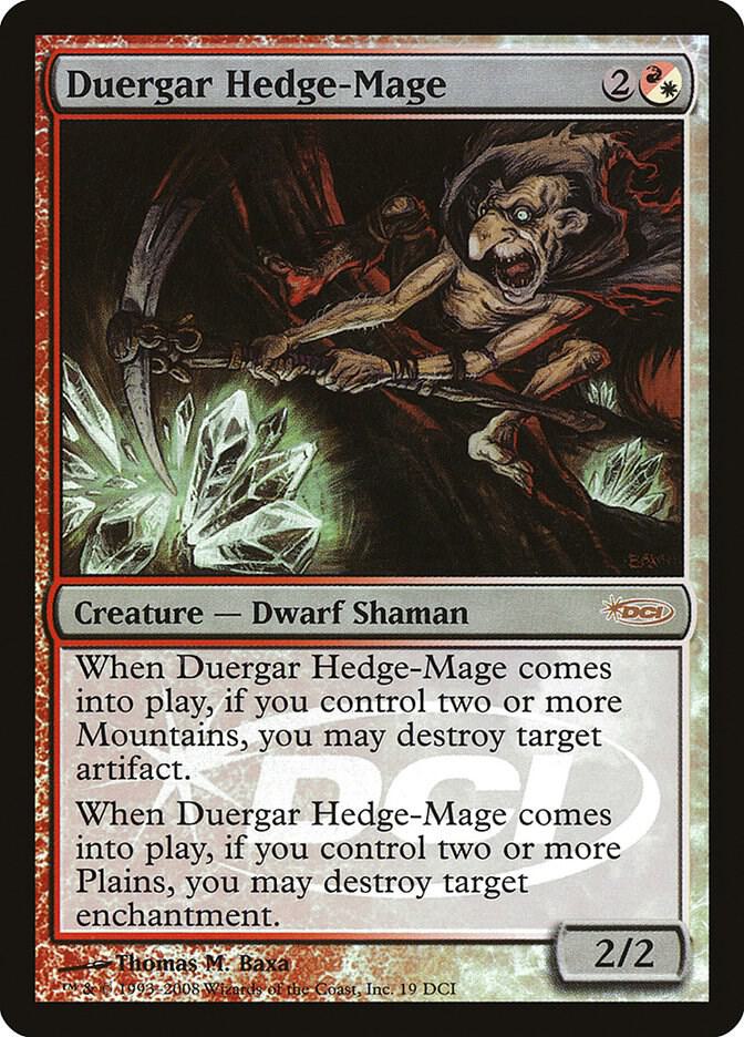 Duergar Hedge-Mage (19) [WPN & Gateway Promos]