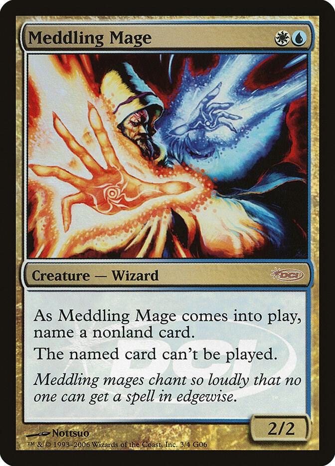 Meddling Mage (3) [Judge Promos]