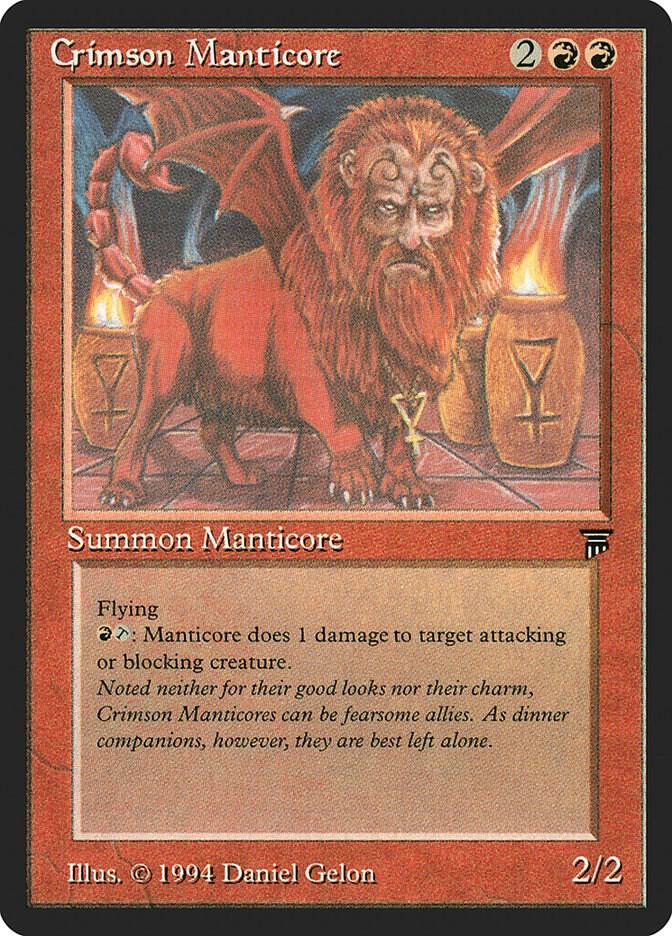 Crimson Manticore (140) [Legends]