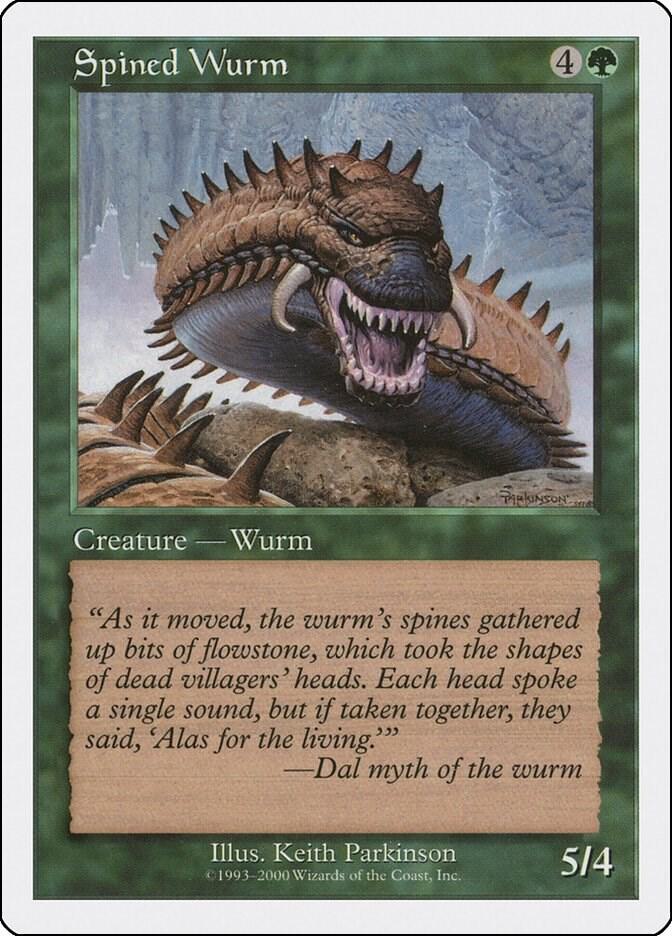 Spined Wurm (2001-1) [Media Promos]