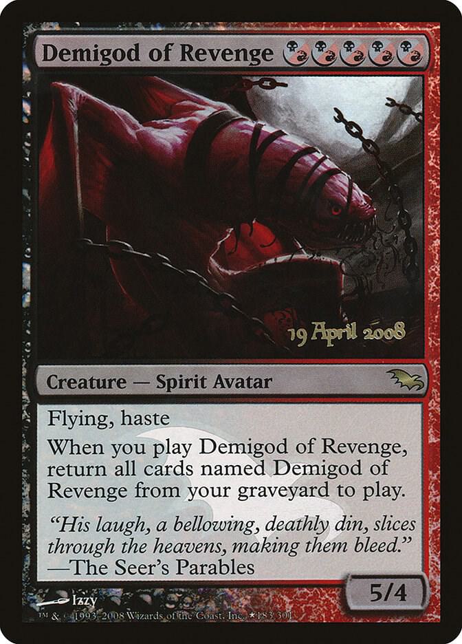 Demigod of Revenge (183) [Prerelease Cards]