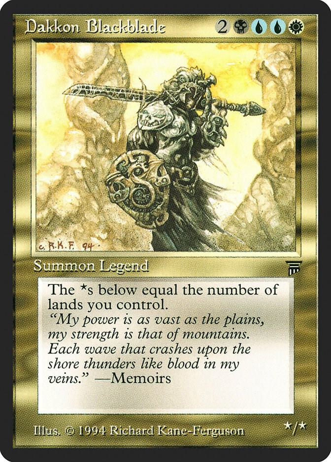 Dakkon Blackblade (225) [Legends]