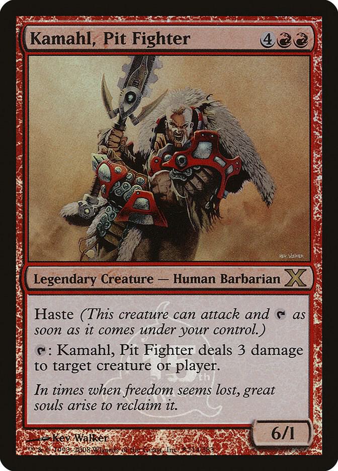 Kamahl, Pit Fighter (15th Anniversary) (214) [Unique and Miscellaneous Promos]