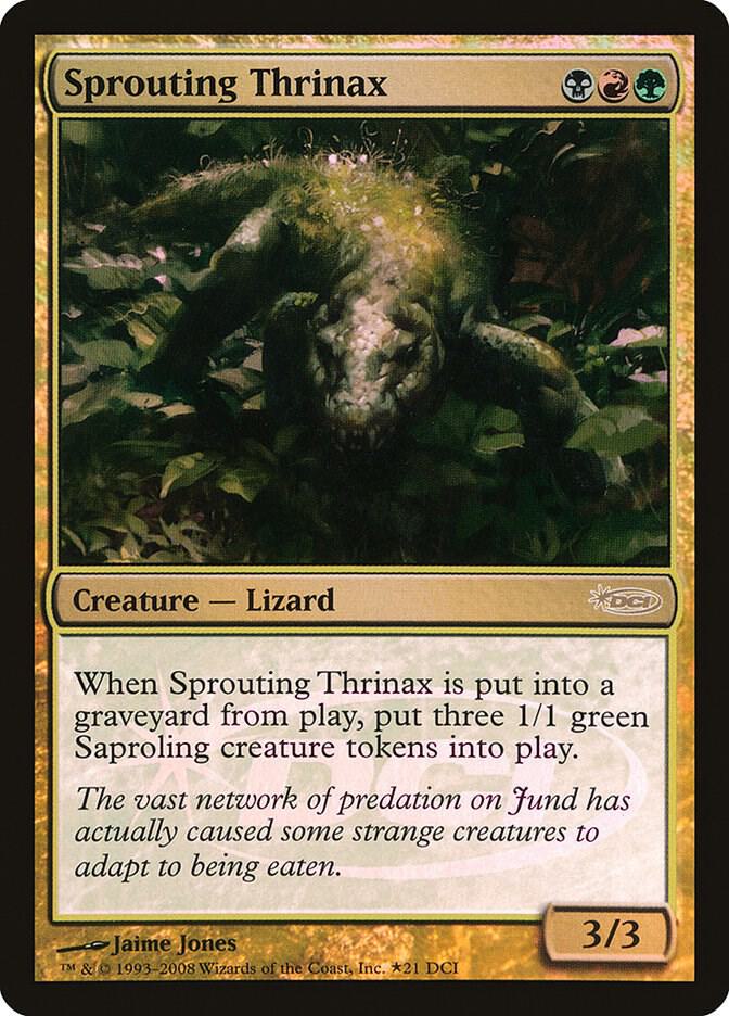 Sprouting Thrinax (21) [WPN & Gateway Promos]