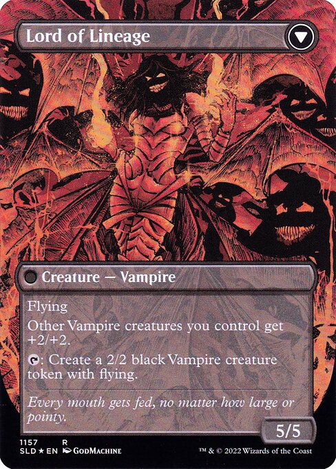 Bloodline Keeper (1157) [Secret Lair Drop] [Borderless] Reverse