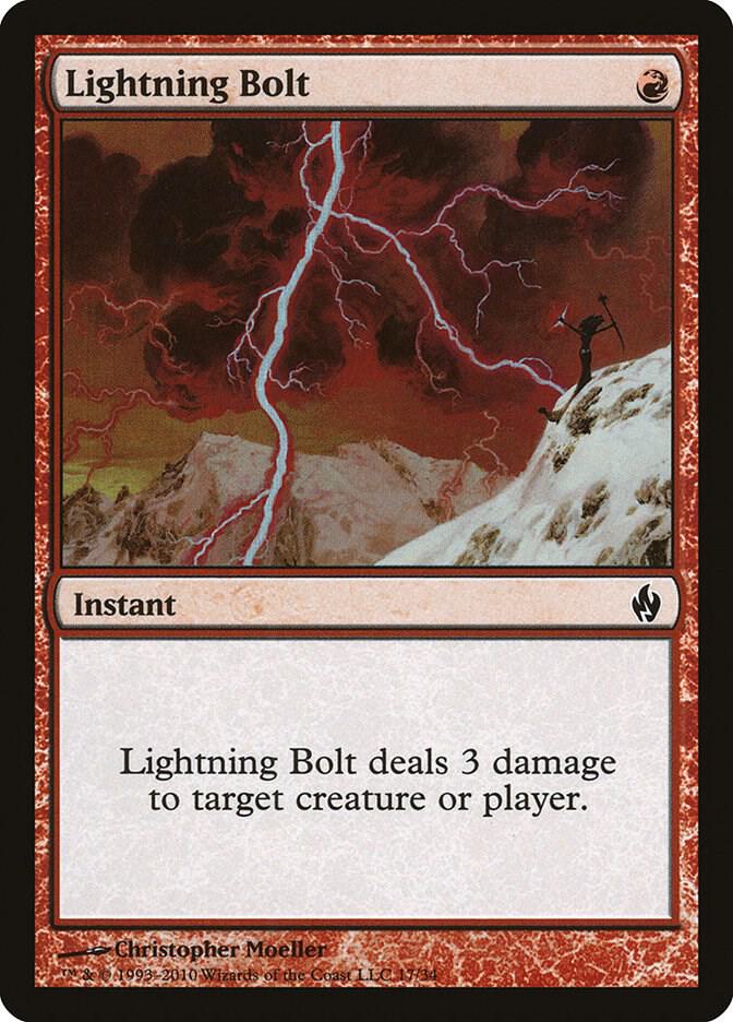 Lightning Bolt (17) [Premium Deck Series: Fire and Lightning]