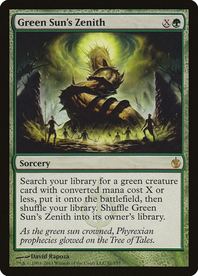 Green Sun's Zenith (81) [Mirrodin Besieged]