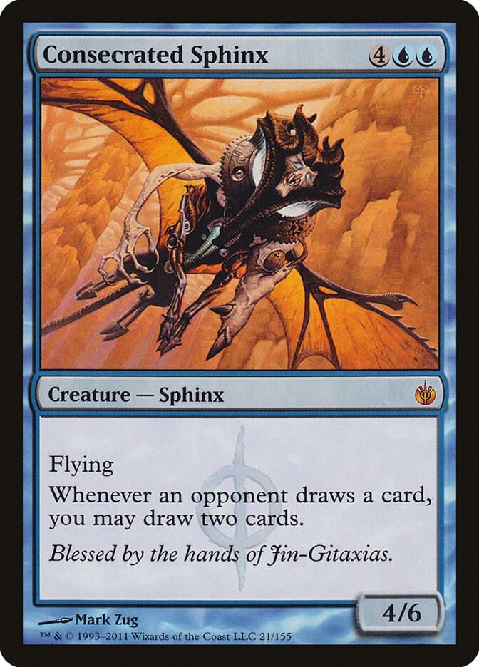 Consecrated Sphinx (21) [Mirrodin Besieged]