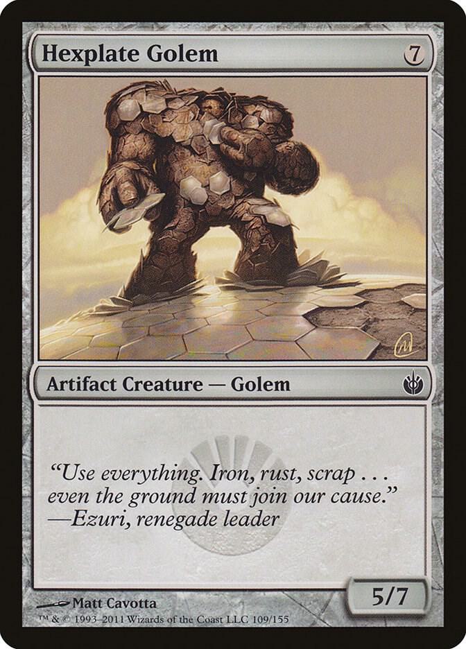 Hexplate Golem (109) [Mirrodin Besieged]