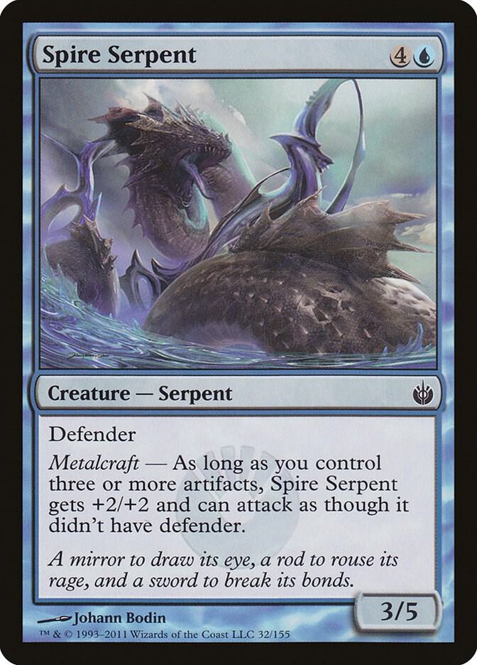 Spire Serpent (32) [Mirrodin Besieged]